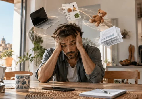 Carga mental y síndrome del malabarista: Por qué tu cerebro está exhausto