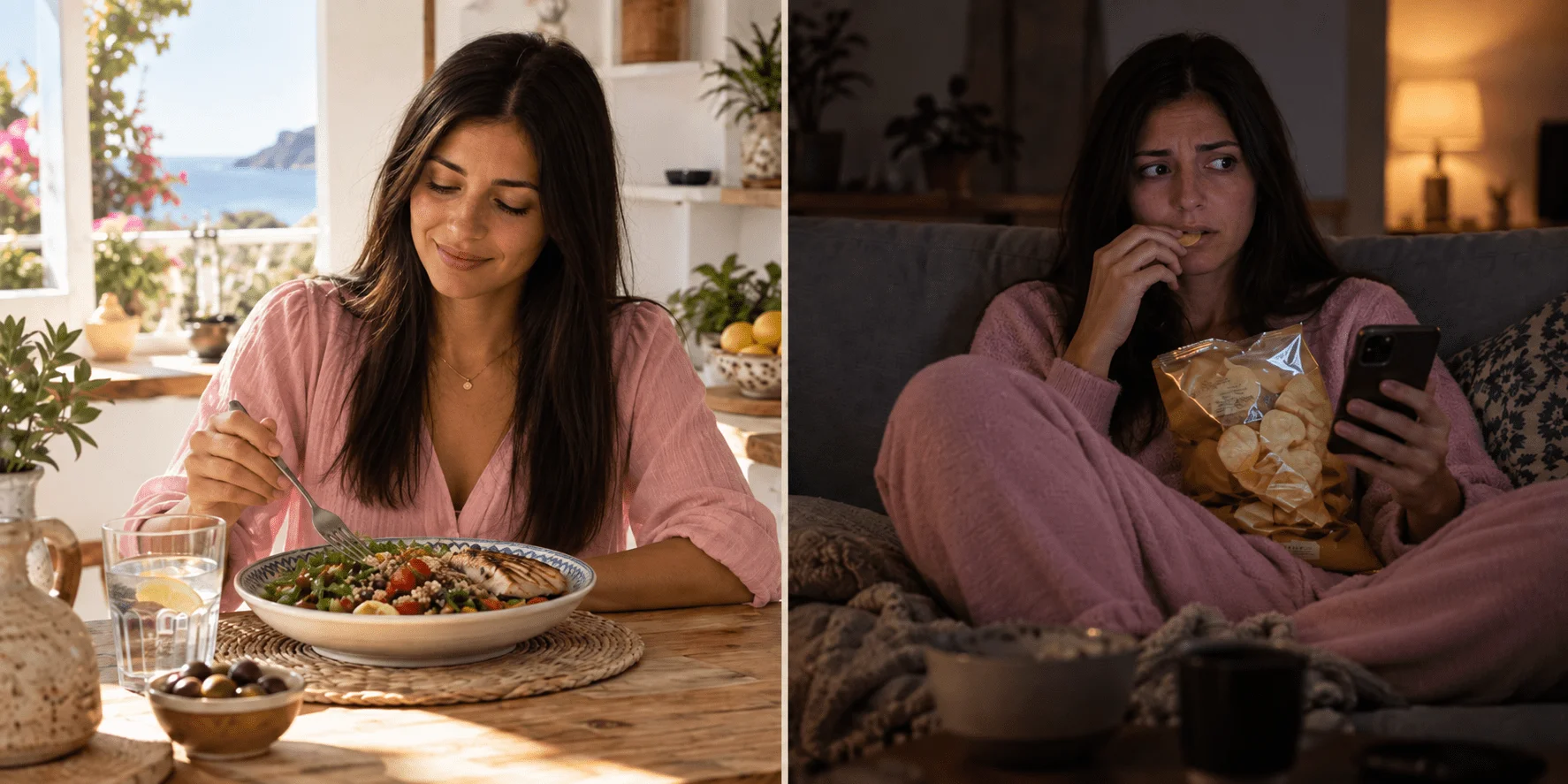 Hambre emocional vs hambre real: cómo identificar cuándo comes por ansiedad o tristeza