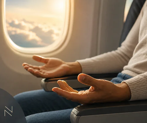 Técnicas de respiración para manejar la ansiedad en el avión
