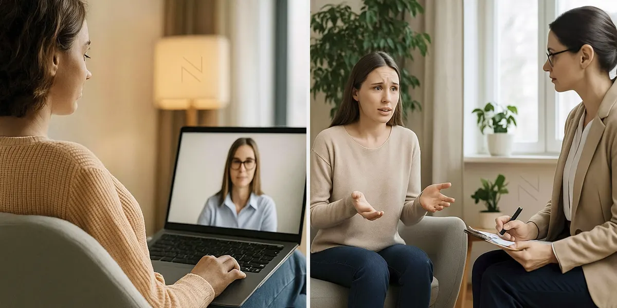 Terapia online vs Terapia presencial